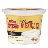 Los Altos Crema Mexicana con Sal PPK - 15 Ounce